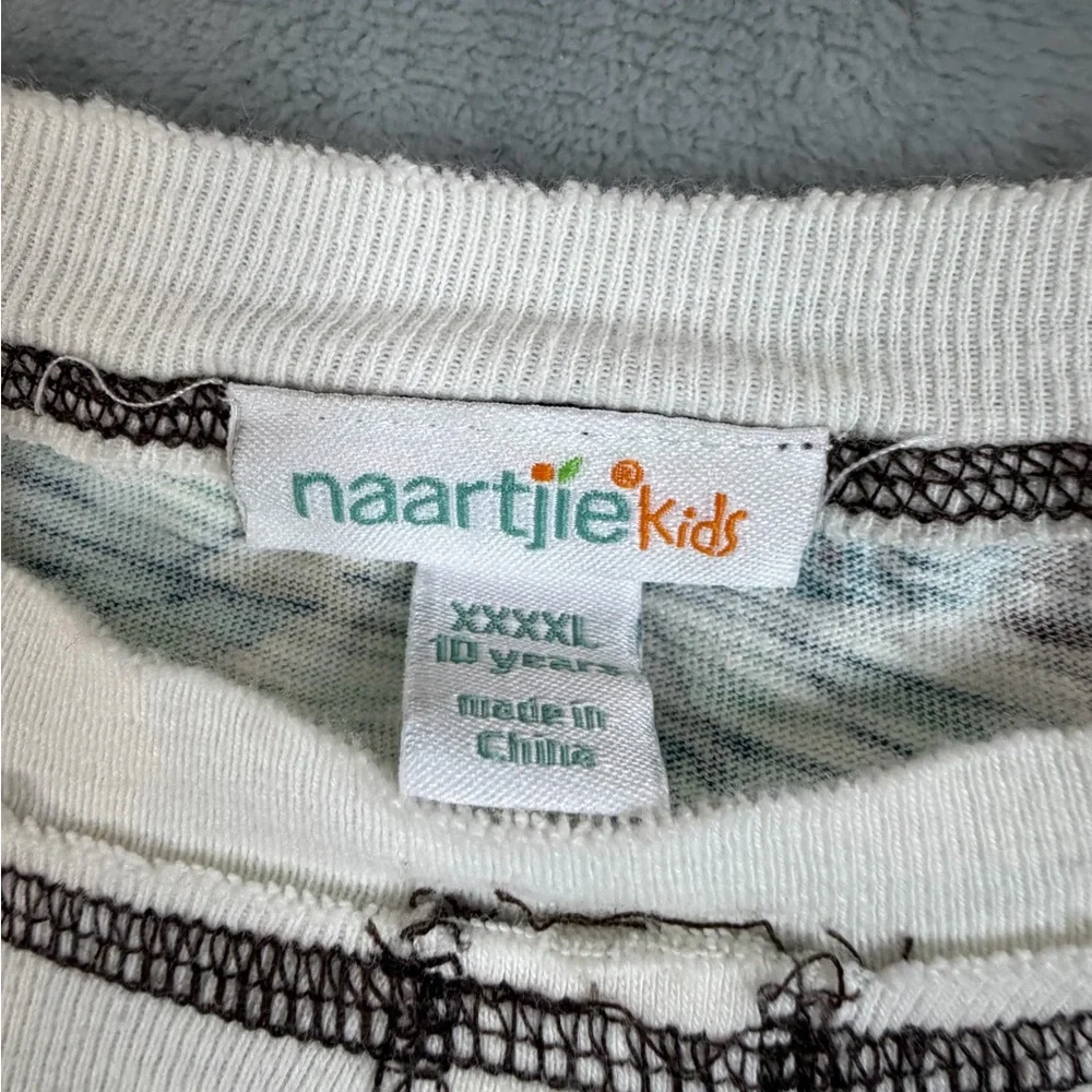 Naartjie Girls XXXXL10 Blue and Green Floral Kids Cottagecore Dress